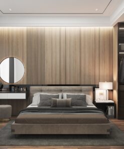Combo Nội Thất Phòng Ngủ Hiện Đại Có Đèn Led Sang Trọng
