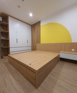 Combo Nội Thất Phòng Ngủ MDF Gỗ Công Nghiệp Đơn Giản