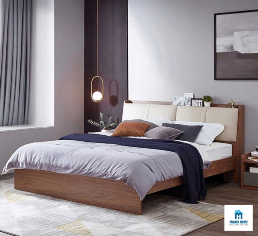 Giường Gỗ Chân Cao Phong Cách Hiện Đại - MM 9226