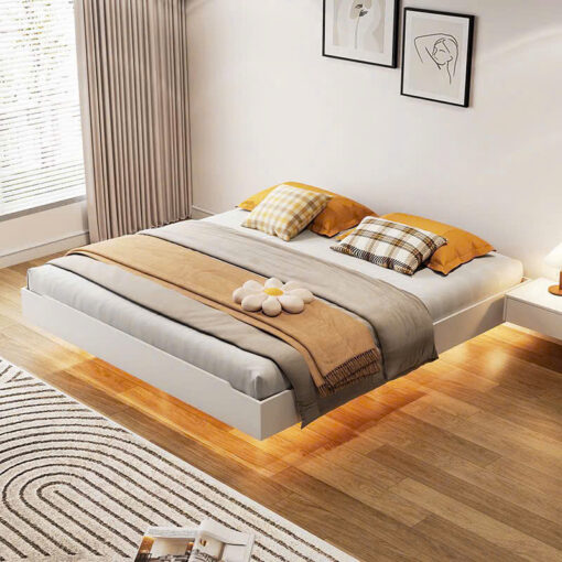 Giường Ngủ Bay Có Đèn Led