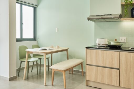 Tủ Bếp Gỗ Công Nghiệp Phong Cách Tối Giản - Hình ảnh 2