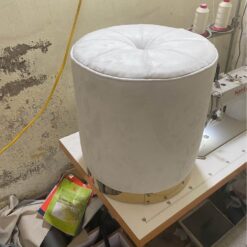 Ghế Đôn Tròn Trám Chân Mạ PVD_11