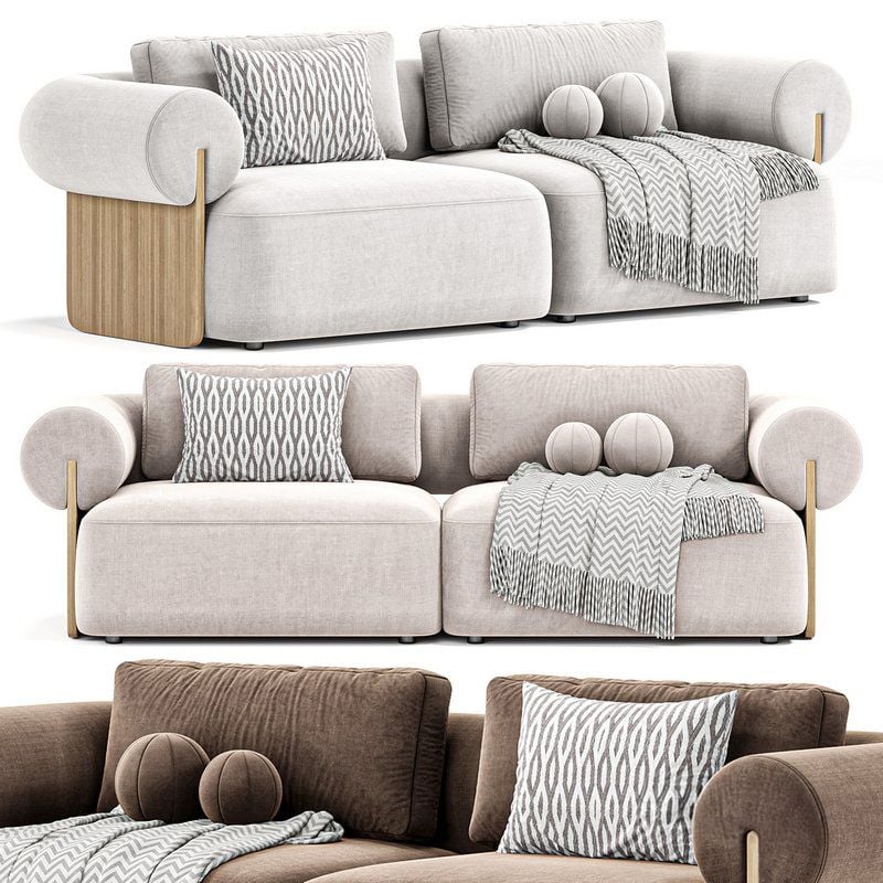 Ghế Sofa Tay Cong The Plus