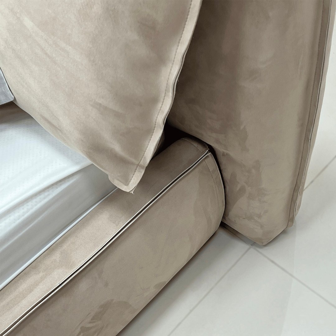 đầu giường bọc nỉ