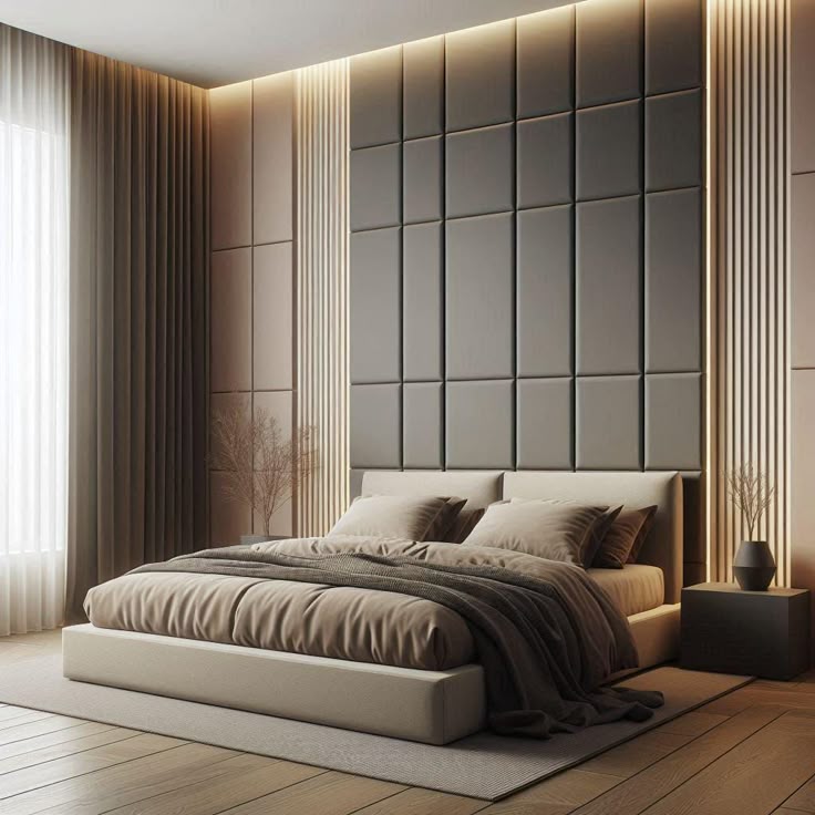 giường bọc đệm cho khách sạn